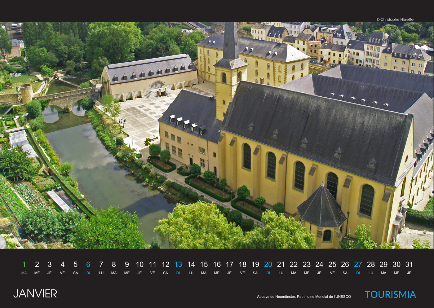 Calendrier Photo Luxembourg-Ville 2019
